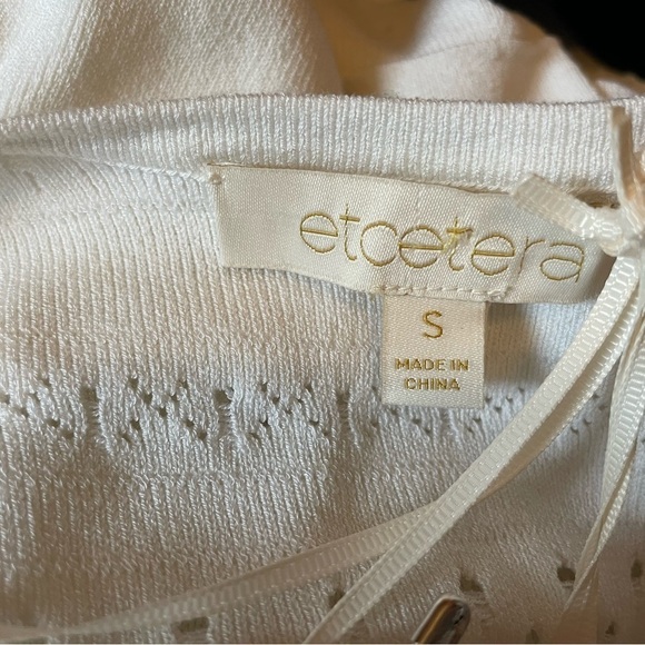 NWT Etcetera knit Wrapped Dress - Picture 2 of 7